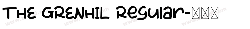 THE GRENHIL Regular字体转换